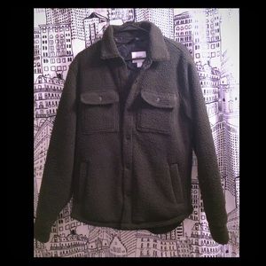 Green Sherpa exterior jacket